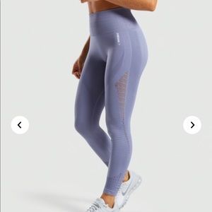 Gymshark Energy Seamless Steel Blue Leggings